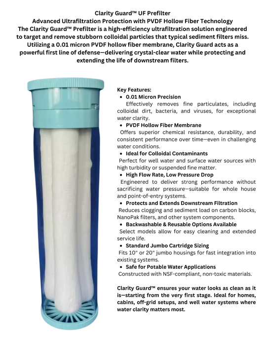 Turbidity Guard+ Home Water Treatment 4.5x20