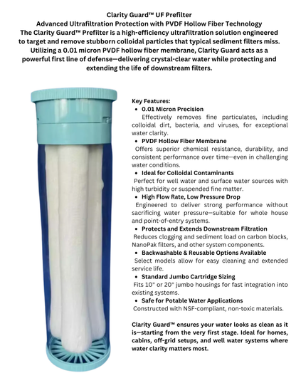 Turbidity Guard+ Home Water Treatment 4.5x20