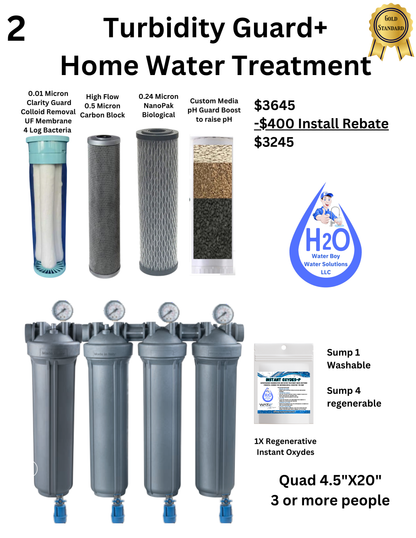 Turbidity Guard+ Home Water Treatment 4.5x20